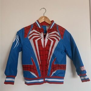 OFFERS OPEN! Boys small Marvel jacket Boys size 6 7 SpiderMan Blue Red Jacket